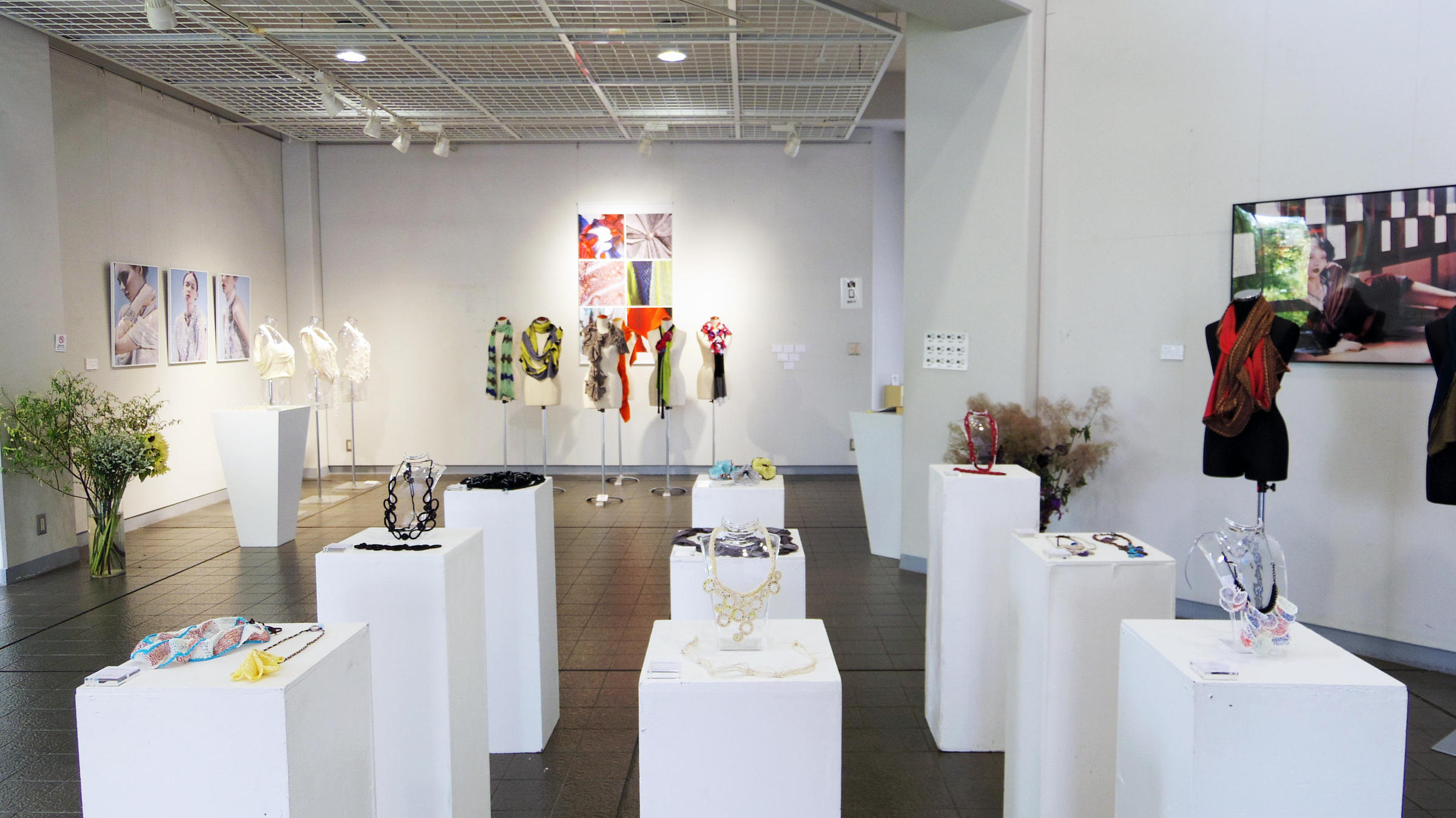 Exhibition view of “KYOKO NAGASAWA ─ Knit & Textile Designer”