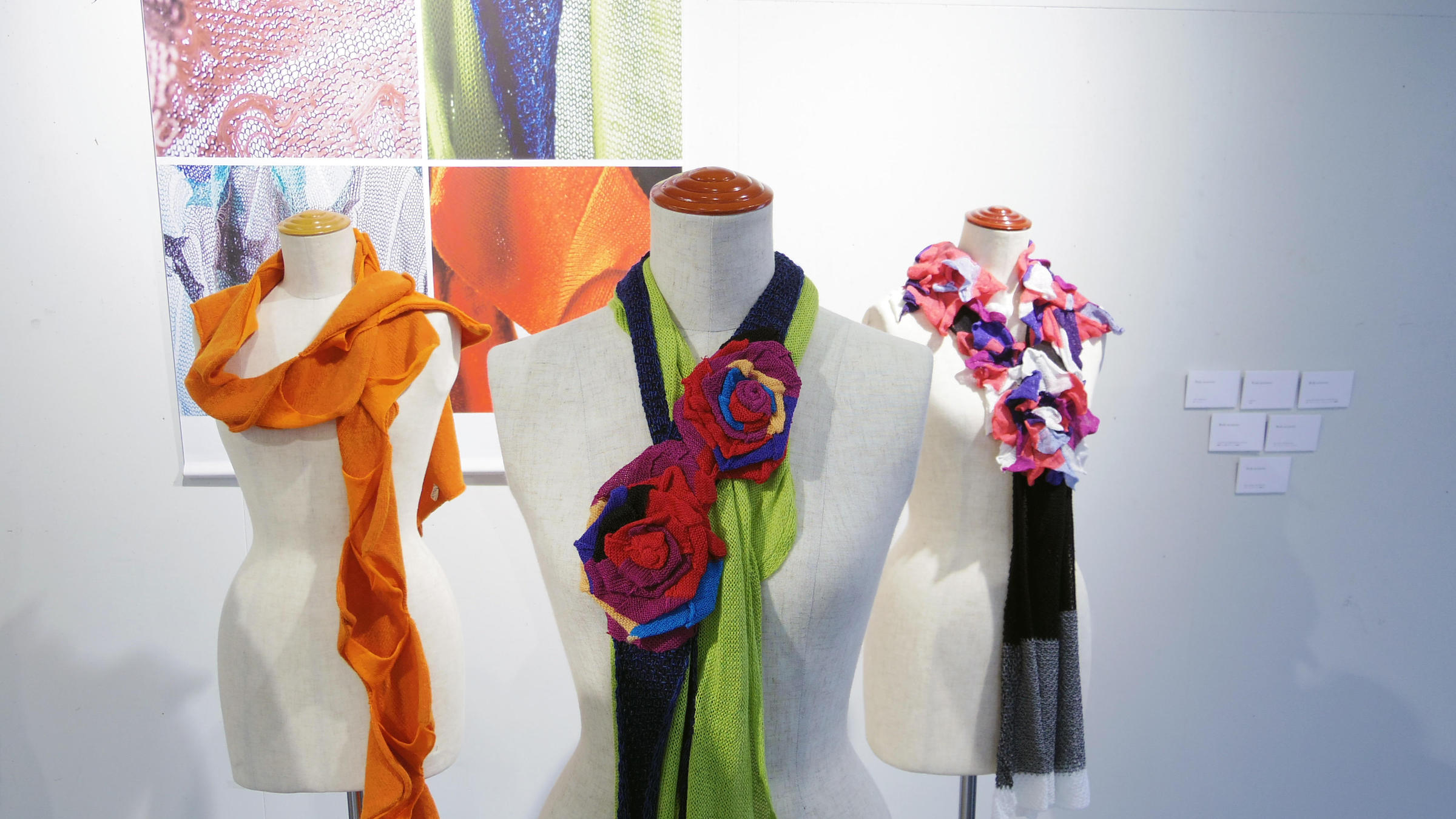 Exhibition view of “KYOKO NAGASAWA ─ Knit & Textile Designer”