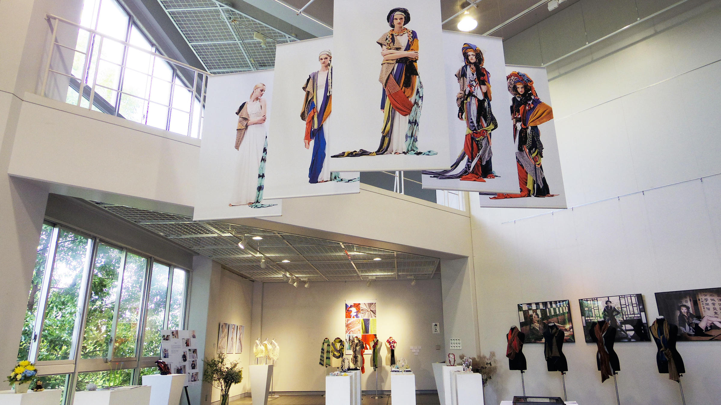 Exhibition view of “KYOKO NAGASAWA ─ Knit & Textile Designer”