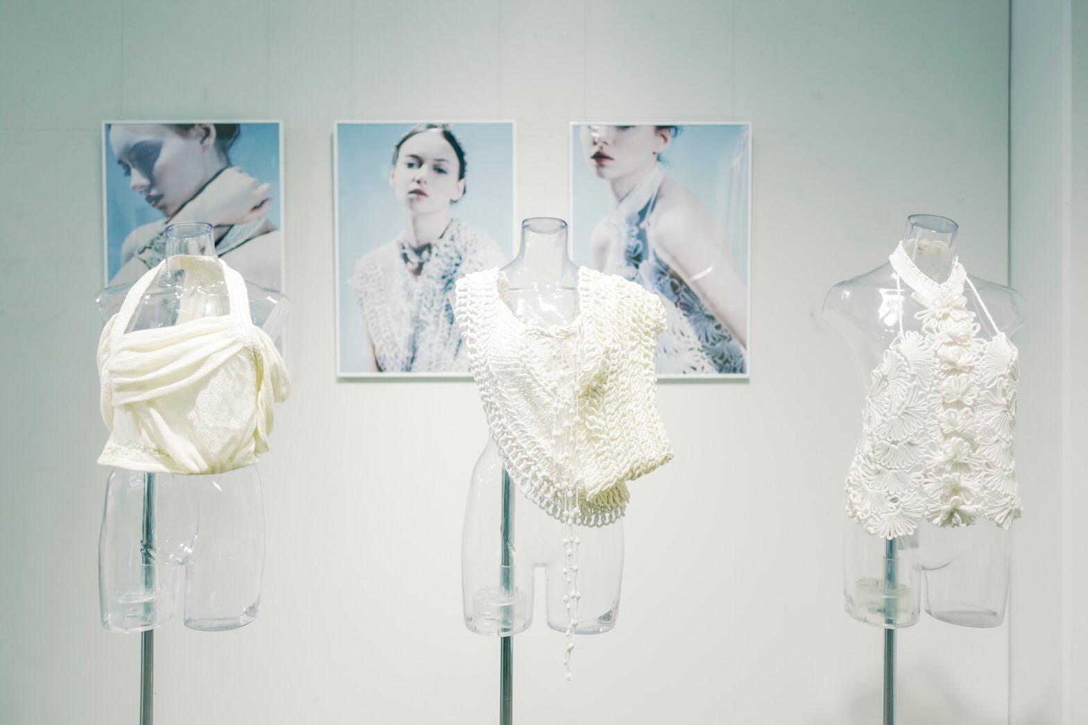 Exhibition view of “KYOKO NAGASAWA ─ Knit & Textile Designer”